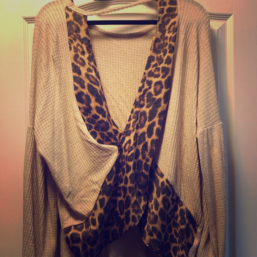 Cross Cross Back Blouse